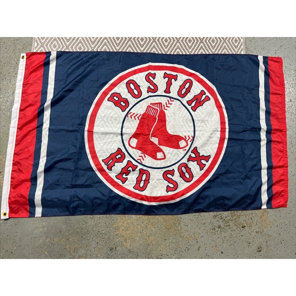 Boston Red Sox Baseball Hanging Flag 59x34.5” Yard Garden Outdoor